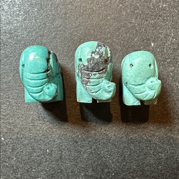 Rare Vintage Turquoise Elephant beads bundle - Picture 4 of 7